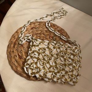 Vintage Lewis Imports chain link purse